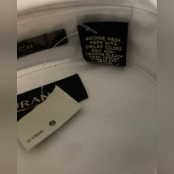 Murano White Classic Dress Shirt Button Up Medium long sleeved new in package - Picture 7 of 9